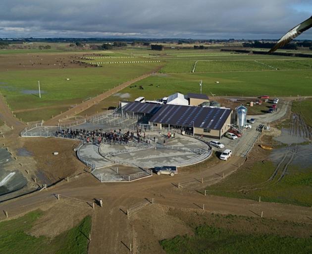 The Southern Dairy Hub near Invercargill. PHOTOS: AGRESEARCH