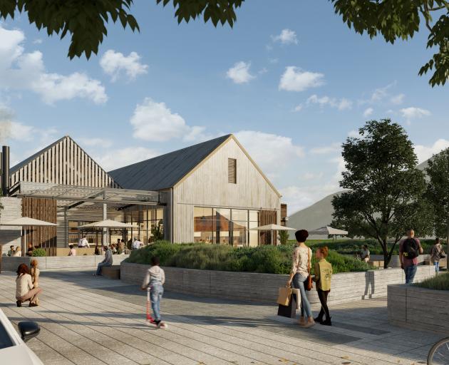 An artist’s impression of the Junction hospo and town square development. PHOTO: SUPPLIED