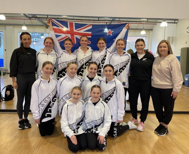 The New Zealand sport aerobics team flew the flag for the South at the FISAF world championships...