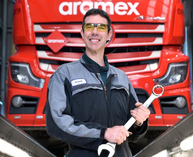 Arend Sijnja has just completed a New Zealand Certificate in Heavy Automotive Engineering. PHOTO:...