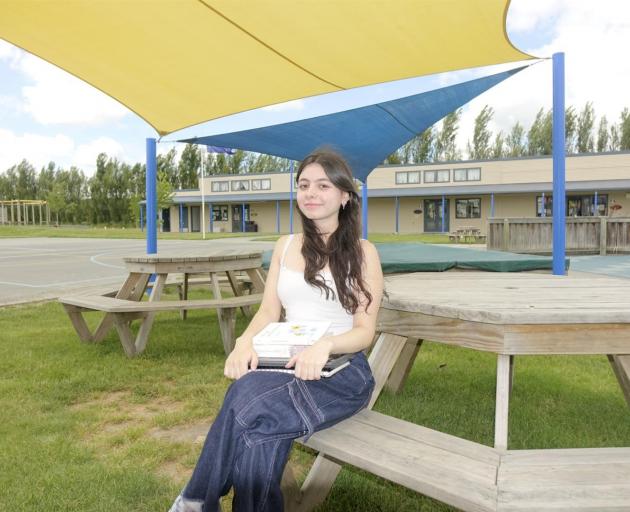 Angelina Trail will miss being at Ashburton Christian School as she heads off to study screen...