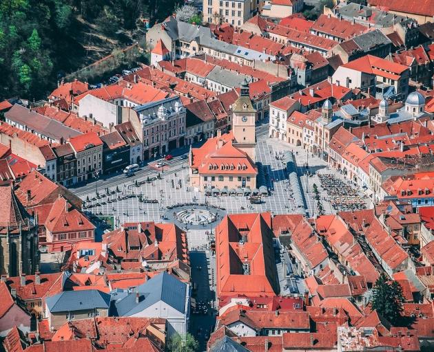 The  walled medieval town of Brasov. PHOTO: SUPPLIED