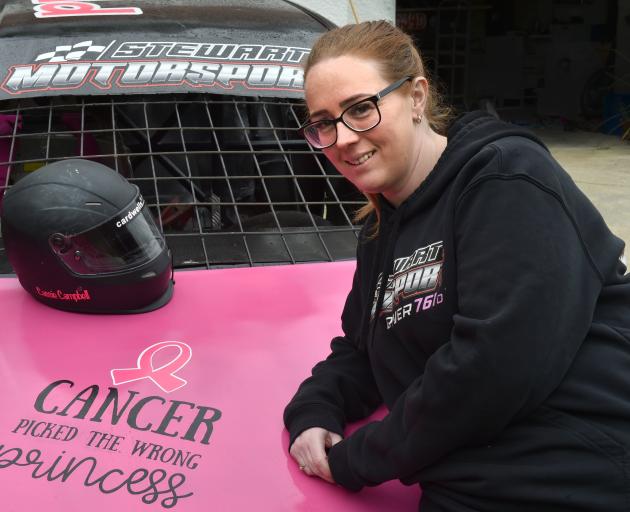 Dunedin resident Cassandra Campbell is once again competing in speedway racing after a major...