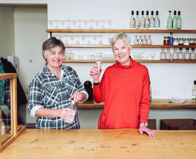 Dunedin Craft Distillers co-founders Jenny McDonald (left) and Sue Stockwell. PHOTO: HEIDI...