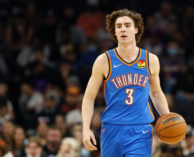 Oklahoma City Thunder and Boomers guard Josh Giddey. Photo: Getty Images