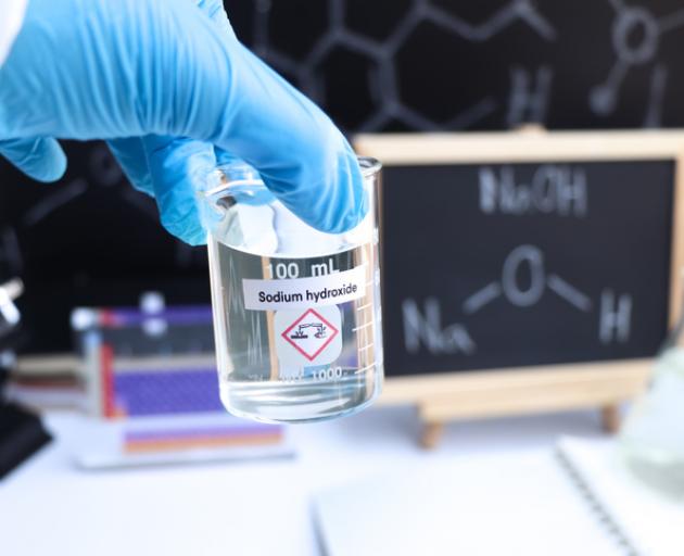 A teenage boy was burned by sodium hydroxide. Photo: File image / Getty