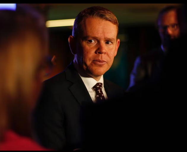 Labour leader Chris Hipkins took a subtle dig at the length of coalition talks yesterday. Photo:...