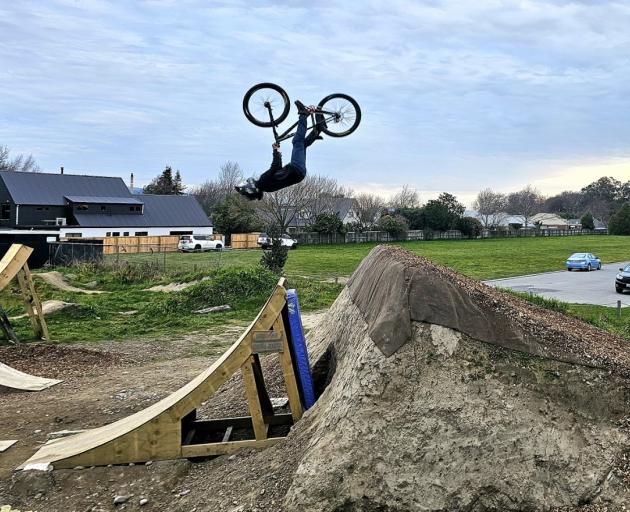 Fergus Barnsley, Erik Williams and Josh McCarthy hope to be able to do more jumps like this once...