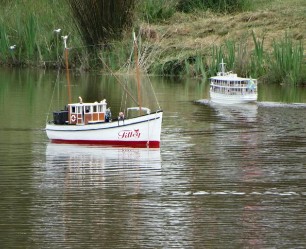 Radio-controlled boats take to the water as part of the annual Riverstone Regatta on Saturday....
