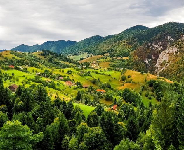The rolling hill country of Transylvania. PHOTO: SUPPLIED