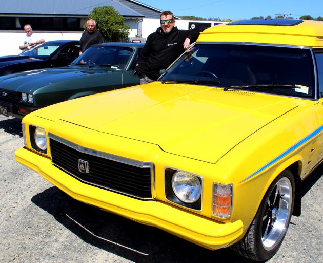 Looking forward to the Otago Community Hospice Charity Cruise are (from left) organiser Ken...
