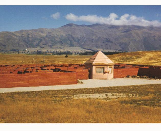 The Wānaka Maze in 1973. PHOTO: SUPPLIED