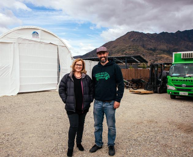 KiwiHarvest founder Deborah Manning and KiwiHarvest general manager Gary Hough have just received...