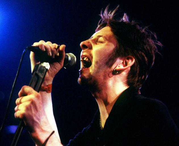 Shane MacGowan performs during the Montreux Jazz festival with his later band, The Popes. PHOTO:...