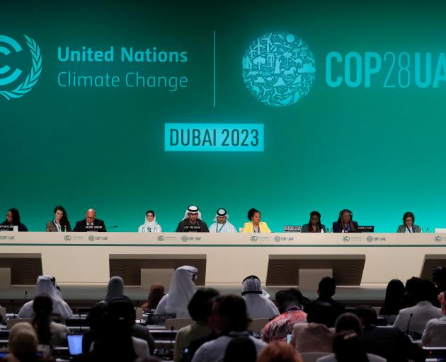 United Arab Emirates Minister of Industry and Advanced Technology and COP28 president Sultan...