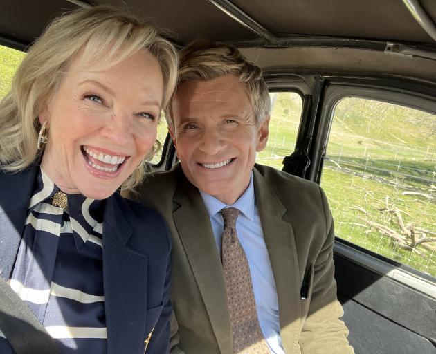 Under the Vines leads Rebecca Gibney and Charles Edwards are on the road again. PHOTOS: SUPPLIED