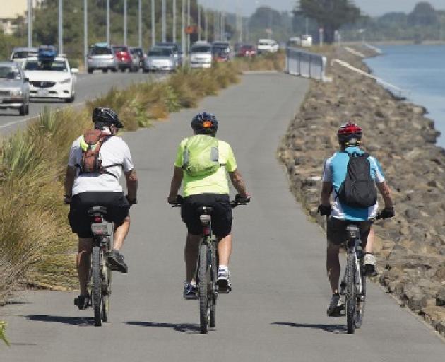Pedestrians are concerned about the speeds at which cyclists are travelling along the new Coastal...