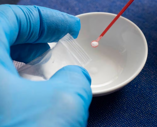 Know Your Stuff NZ will take a small sample from your substance to test it.