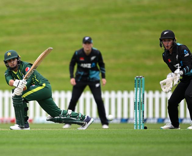 Nida Dar bats for Pakistan.
