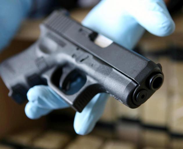 A Glock automatic pistol. Photo: Getty Images