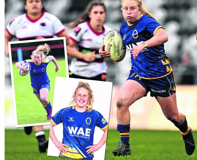 East Otago High School pupil Abigail Paton had an extraordinary year with rugby. PHOTOS: GETTY...