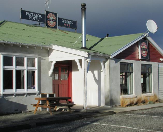 "A day of clouds and thick darkness". Zephenia 1:15. The Patearoa Hotel during its closure. PHOTO...