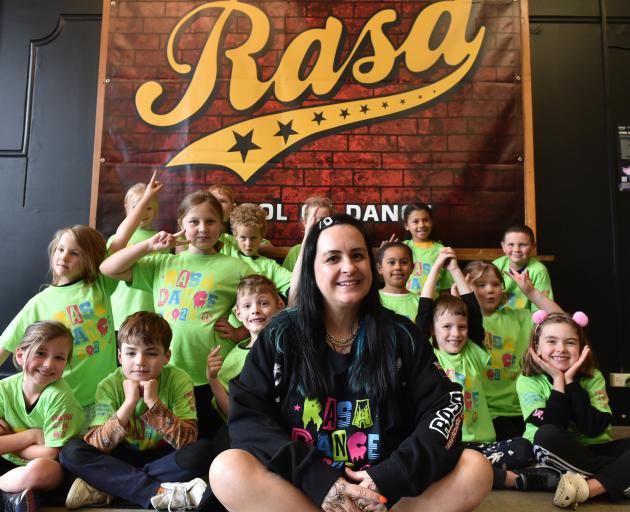 Rasa School of Dance principal Lisa Wilkinson with her class of 5- and 6-year-olds on Wednesday...