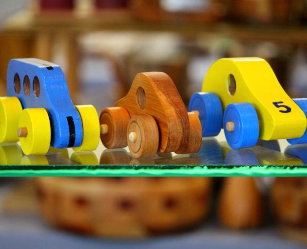 Wooden toys.