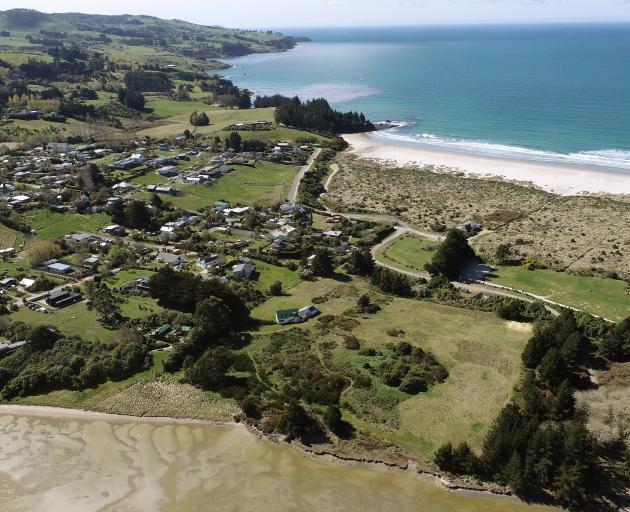 The site of a proposed new motor caravan park (foreground) at Warrington. PHOTO: STEPHEN JAQUIERY