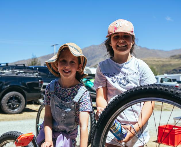 Enterprising youngsters Harlow and Ruby are getting their hands dirty while camping with their...
