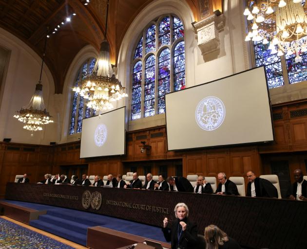 The International Court of Justice hears South Africa’s case against Israel. PHOTO: REUTERS