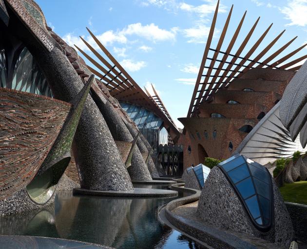 Part of the Marisfrolg Fashion Campus, in China, designed by Queenstown-based Architecture Van...