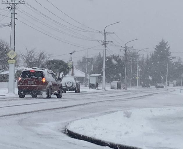 Snow days in Dunedin are expected to become more scarce. File photo