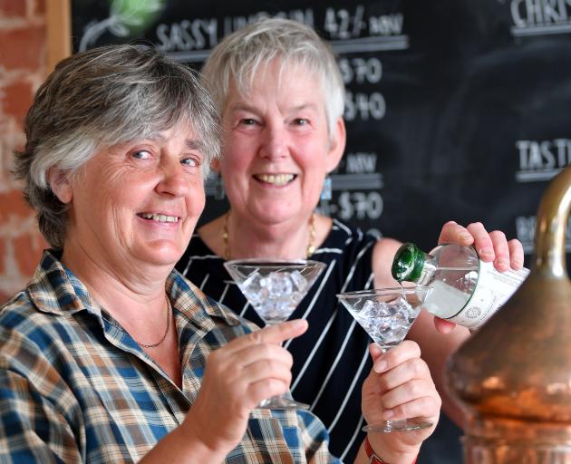 Jenny McDonald (left) and Sue Stockwell’s Dunedin Craft Distillers has been listed in National...