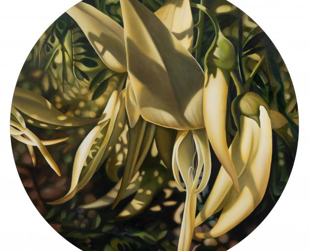 A piece of art work created by Rod Eales for her exhibition
"Art of the Flower". PHOTO: SUPPLIED