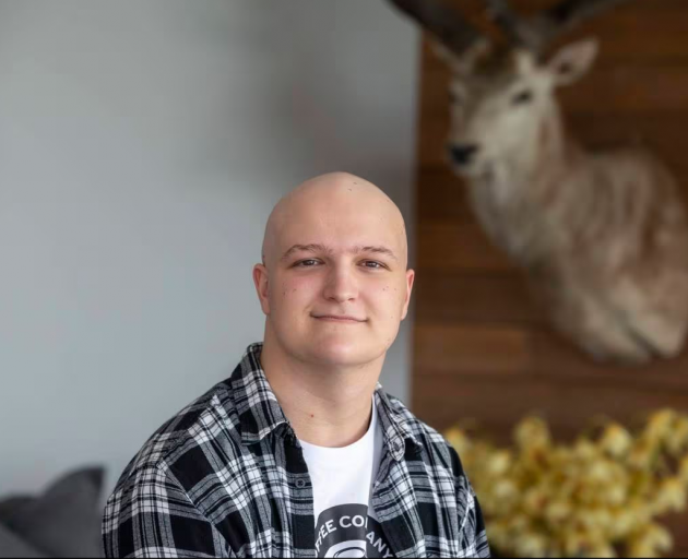 Fletcher Hawkesby had his left testicle removed within a week of being diagnosed with testicular...
