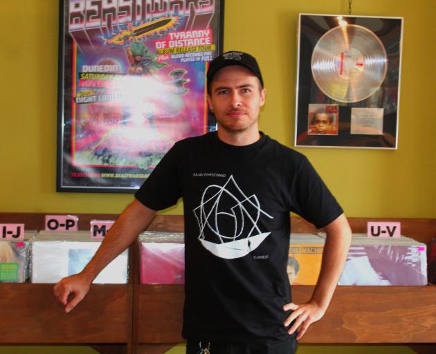 Threes and Sevens Records owner and musician Jordan Cossill wants his Invercargill record store...