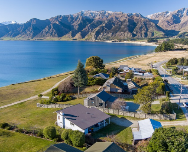 Lakefront properties on Lake Hāwea rarely come to market, according to an agent, and RVs have...