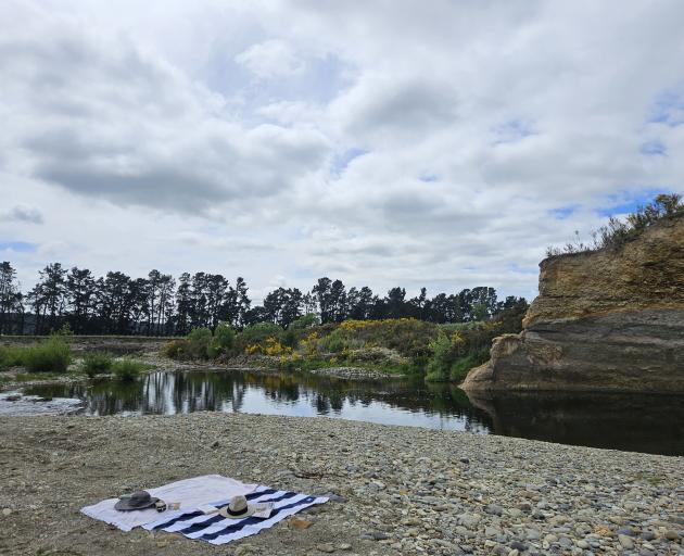 Johnson’s swimming hole at Five Forks, southwest of Oamaru, is a great swimming spot in summer....