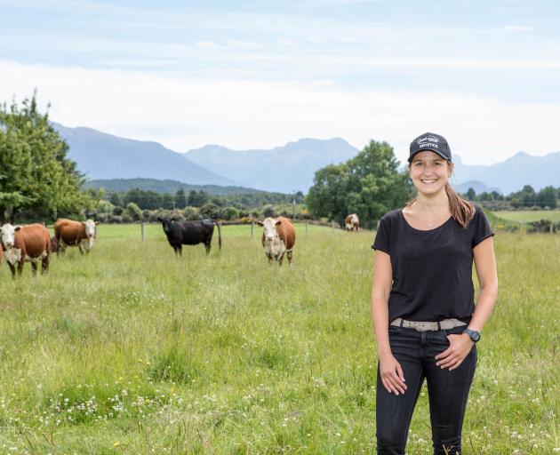 Beef + Lamb New Zealand livestock geneticist Franziska Weik celebrates graduating with a...