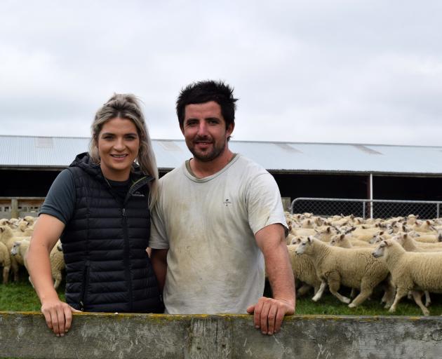 Callum Stammers and Essie Chitty offered 1700 store lambs at their fifth annual sale on the...
