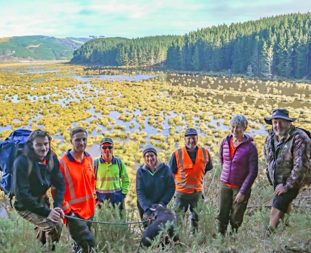 Te Nukuroa O Matamata members (from left) Will Dawson, Teige Sherwood-O’Regan, Rory Luxton, Karen...