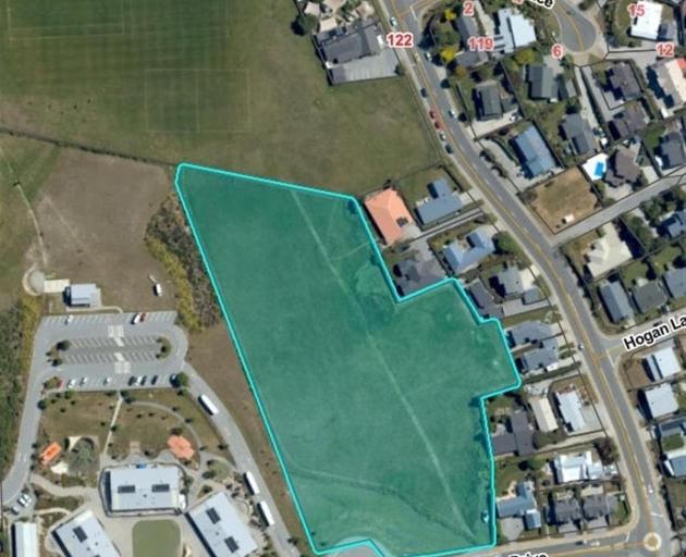 The map shows the proposed sale site Ironside Dr. PHOTO: SUPPLIED