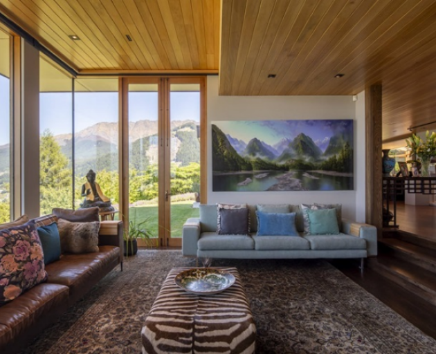 The Queenstown Hill property was the home of renowned Kiwi artist Tim Wilson and his husband Vaj...