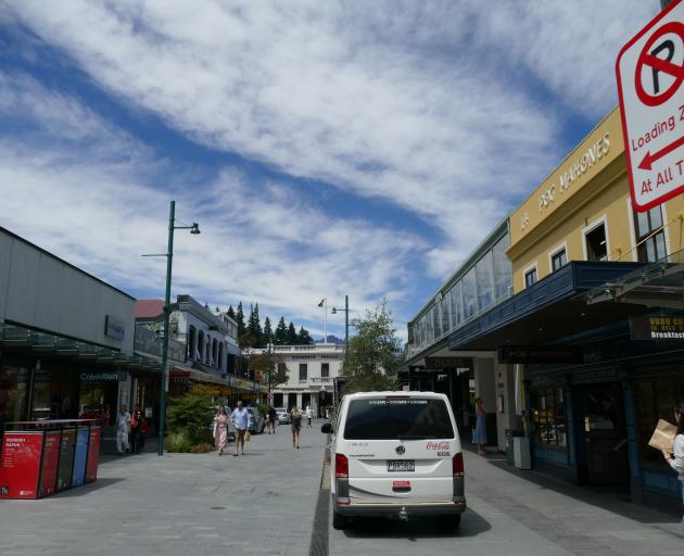 Queenstown’s Rees St’s just one area where public parks have been removed by council. PHOTO:...