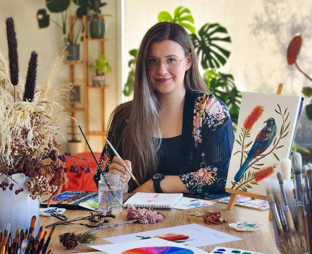 Life drawing tutor Kasia Hebda. PHOTO: SUPPLIED