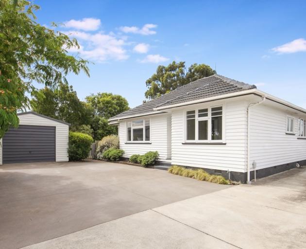 A three-bedroom, one-bathroom bungalow has on Garvins Rd in Hornby has also attracted plenty of...