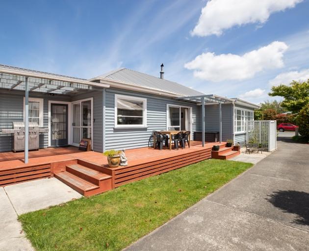The Hills Rd home had a sleepout that could be rented out or used by family members. Photo: Supplied