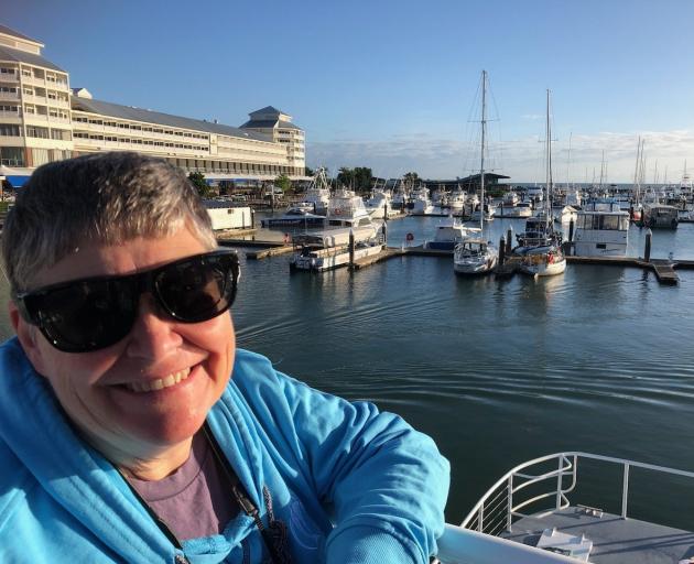 Abby Smith at the Marina in Cairns.