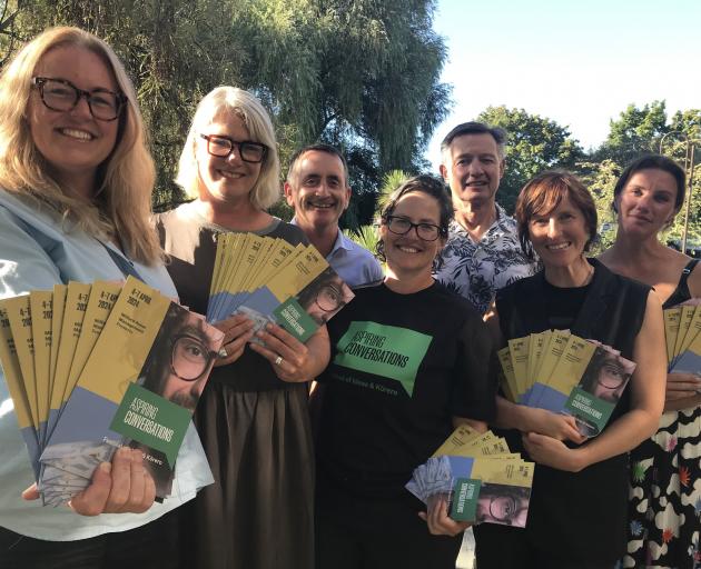 The Aspiring Conversations 2024 Festival programme was launched in Wānaka recently.  Showing off...